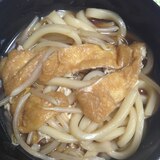 もやしと揚げのうどん